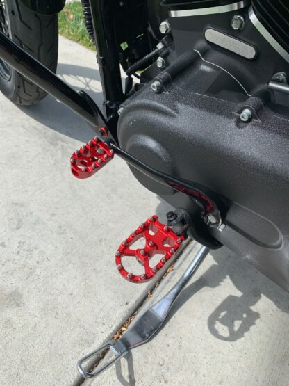 Flo Motorsports V2 MX Style Harley Footpegs - Image 4