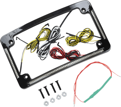 All-In-One LED Motorcycle Plate Frame - Image 5