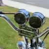 thrashin supply risers with dual gauge mount in chrome