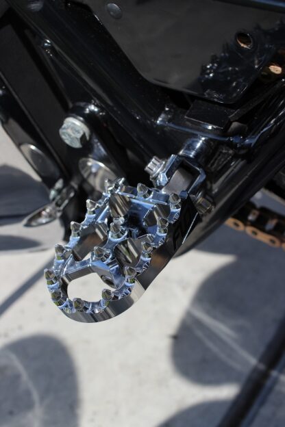 Flo Motorsports V2 MX Style Harley Footpegs - Image 5