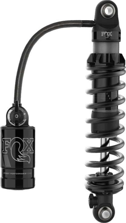 remote reservoir shocks for performance bagger