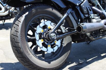 flo rotor on rear of softail