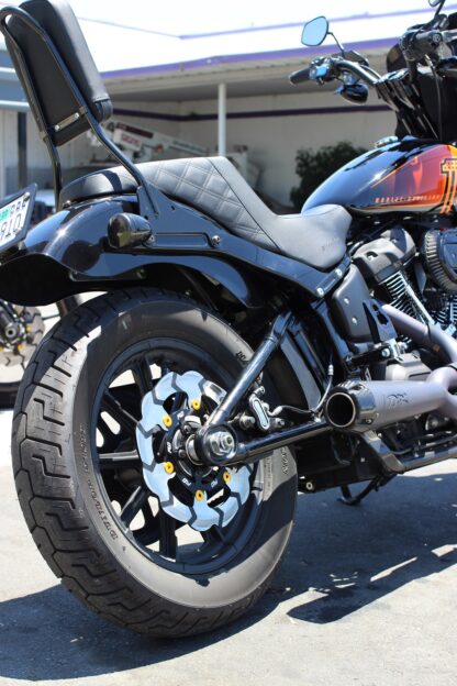 flo rotor on rear of softail