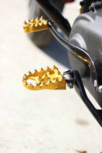 flo gold footpegs