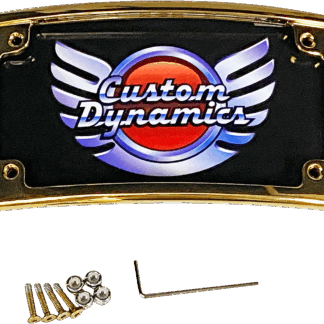 Custom Dynamics *Limited Edition* Gold Radius LED License Plate Frame