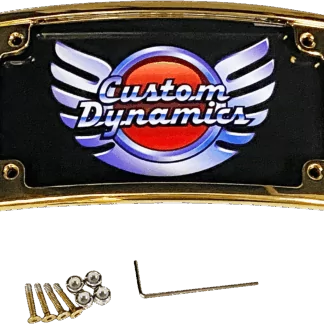 Custom Dynamics *Limited Edition* Gold Radius LED License Plate Frame