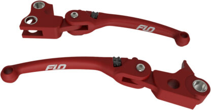 Flo Motorsports Touring Lever Set in Red