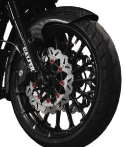carbon fiber front fender for performance bagger