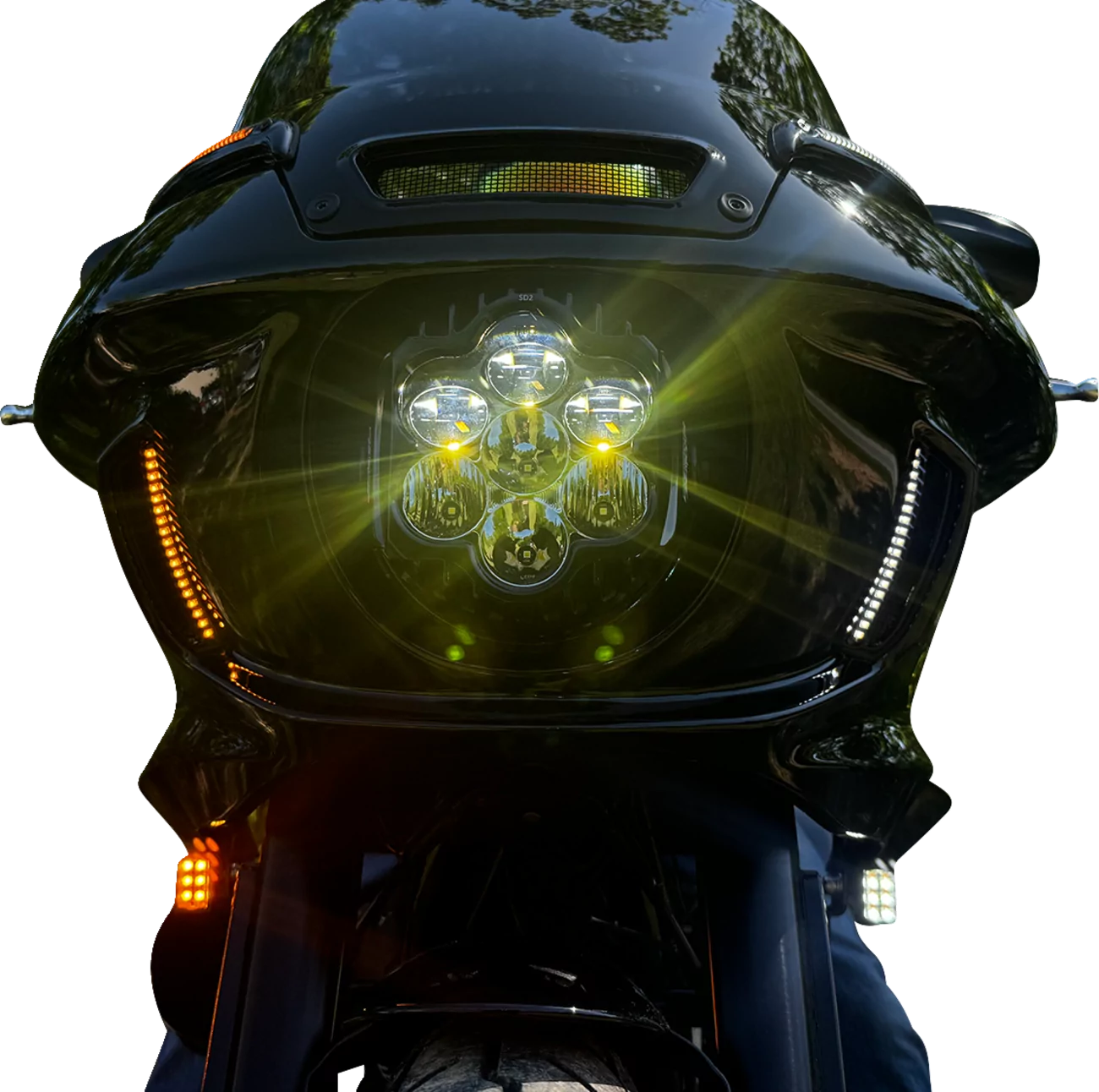 Custom Dynamics Lowrider ST Fairing Vent Lights - Image 2