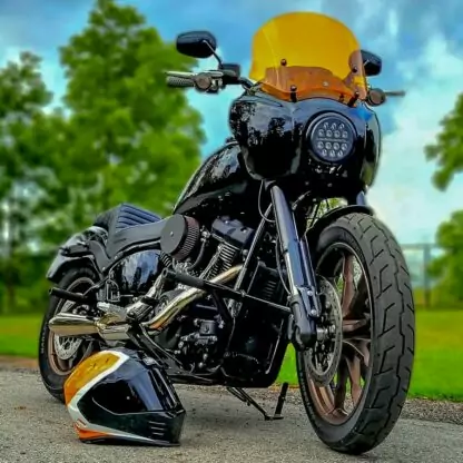 harley t-sport fairing for M8 softail