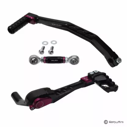 Rebuffini Wheelie Brake & Shift levers for M8 Softail - Image 4