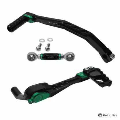 Rebuffini Wheelie Brake & Shift levers for M8 Softail - Image 5