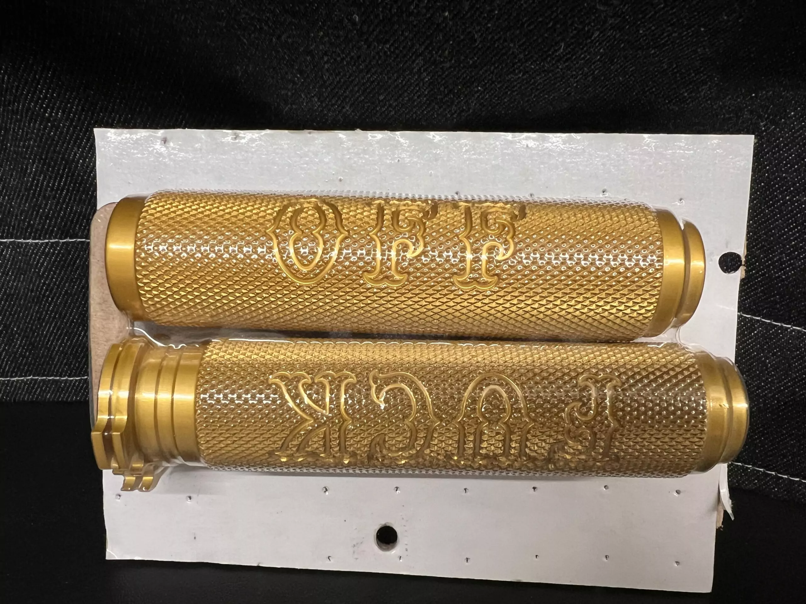 Boosted Brad F Off Grips in Gold (Cable Throttle) - Image 3