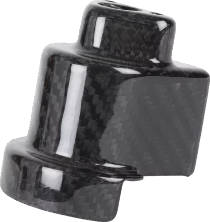 Harley performance bagger steering lock cover carbon fiber