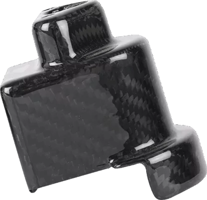 Harley performance bagger steering lock cover carbon fiber