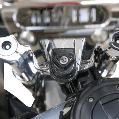 Harley performance bagger steering lock cover carbon fiber