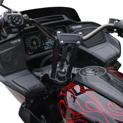 Harley performance bagger steering lock cover carbon fiber