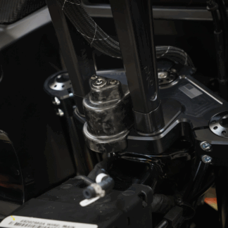 Harley performance bagger steering lock cover carbon fiber