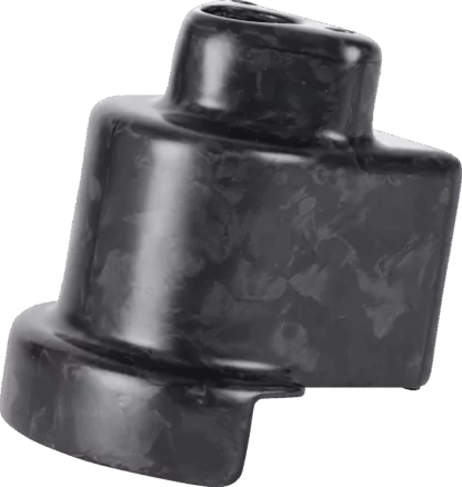 Harley performance bagger steering lock cover carbon fiber
