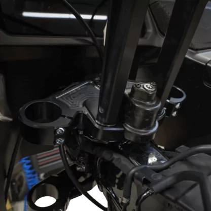 Harley performance bagger steering lock cover carbon fiber
